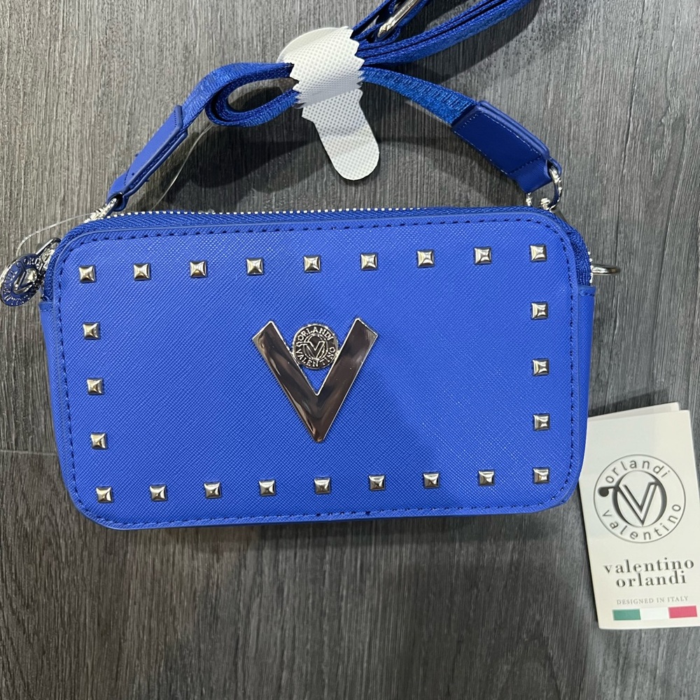 Valentino Orlandi quilted monogram crossbody